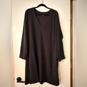 Athleta Black V-Neck Dress